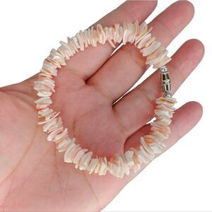 Rose Pink Pika Shell Anklet Bracelet